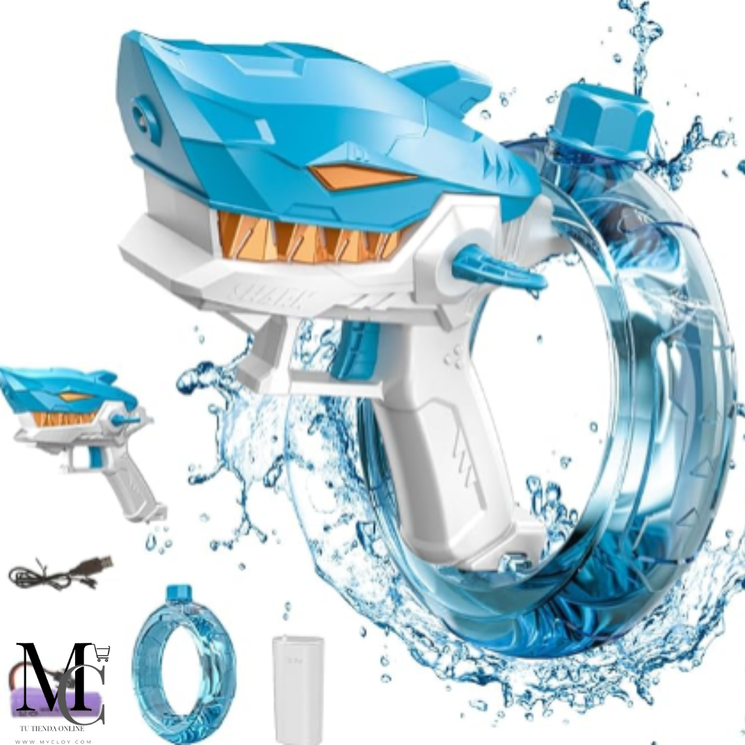 "AQUASHARK™" PISTOLA DE AGUA ELECTRICA